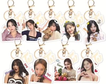 Jihyo ZONE Keychain | Kpop Fan Gift | TWICE Jihyo Album Merch