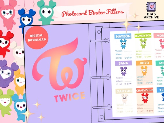 twice card binder TWICE