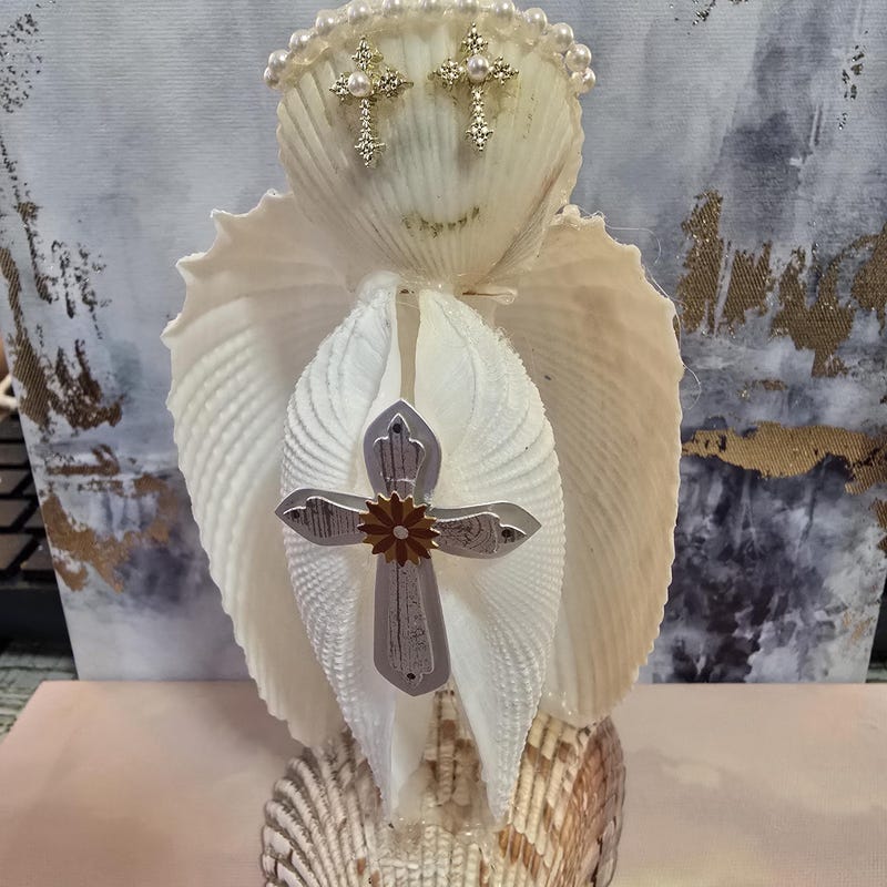 Angel Shell Pattern Seashell Angels - Etsy