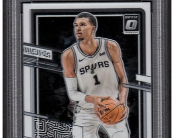Graded Victor Wembanyama 2023 Donruss Optic "The Rookies" RC #4 | Rookie Card | PSA 9 | Wemby Basketball Card | San Antonio Spurs