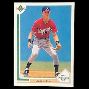 Chipper Jones RC 1991 Upper Deck #55 | NM or better | Rookie Card | Atlanta Braves | HOF