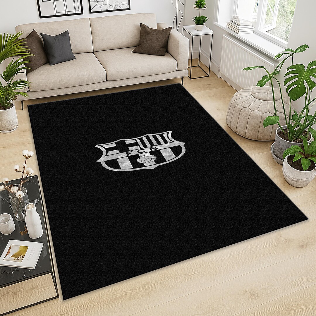 Personalized FC Barcelona Rug, Football Fan Gift - Etsy
