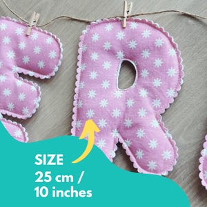 Fabric Letters 25 cm - DIY Sewing Pattern - Cute Font - Perfect as Gifts
