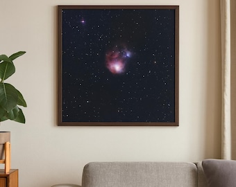 NGC 1931 星雲天体写真プリント：銀河宇宙壁アート（デジタルダウンロード）