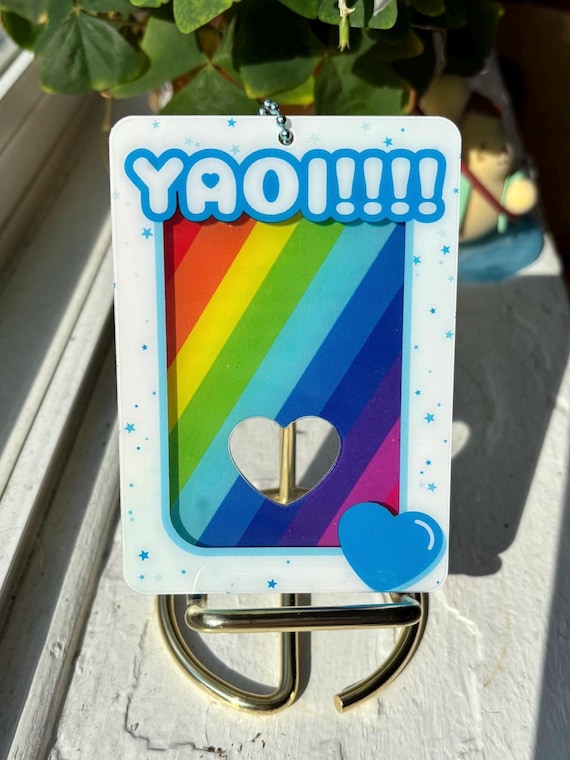 YAOI!!!! acrylic kpop photocard holder