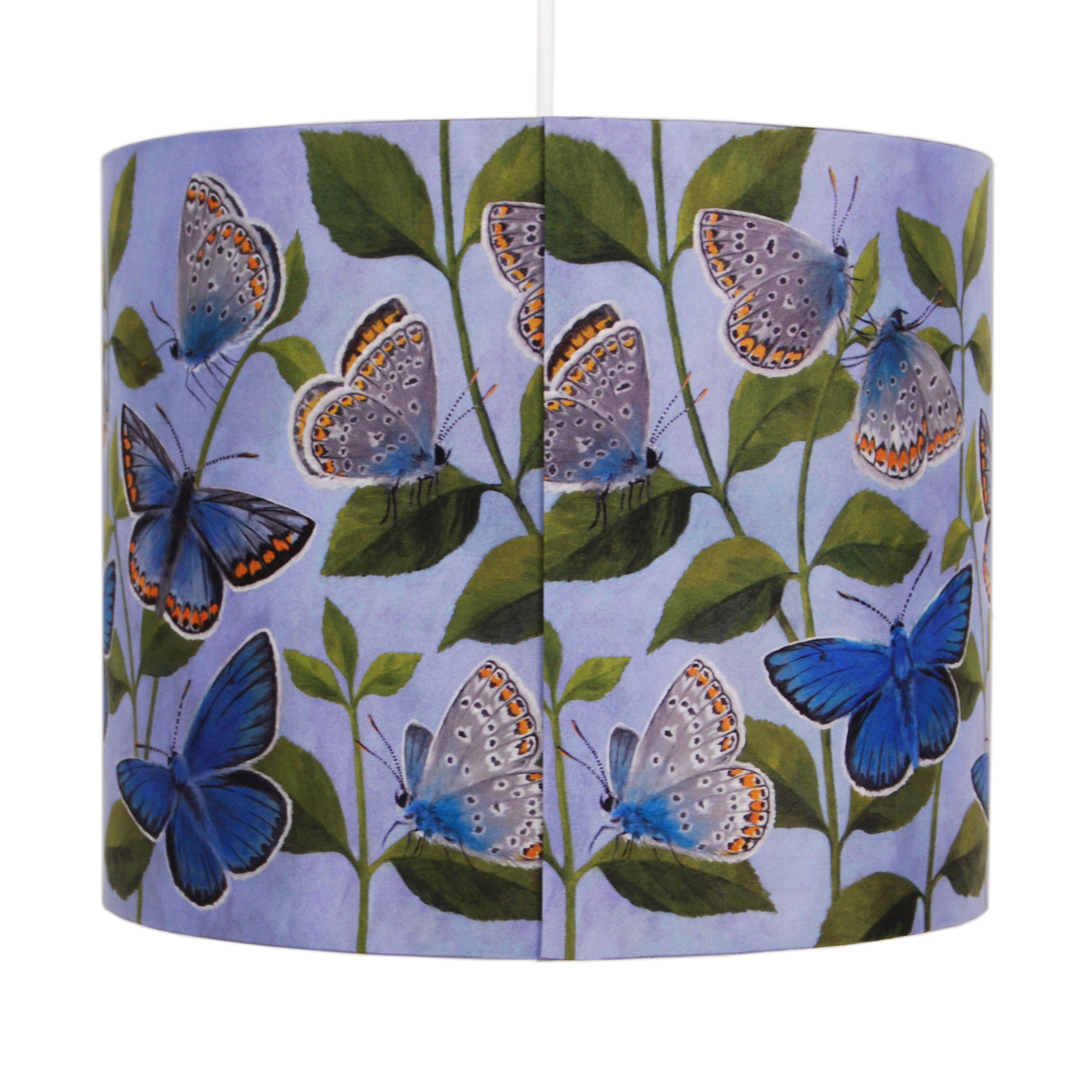 Butterflies Lampshade 20cm or 30cm Handmade Silk Shade Etsy