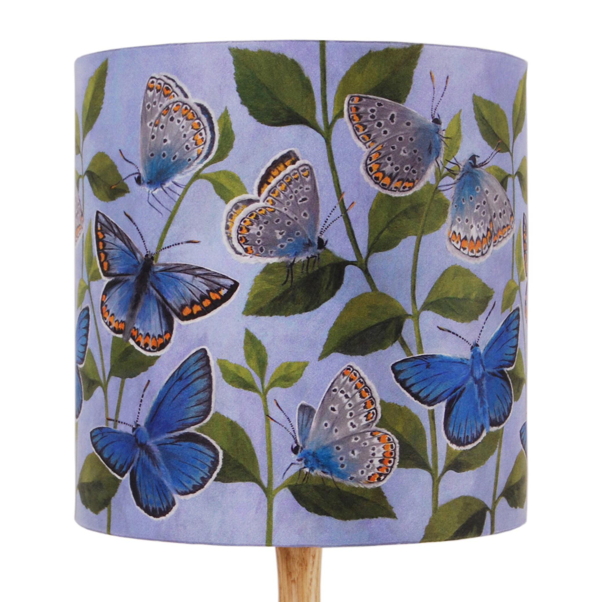 Butterflies Lampshade 20cm or 30cm Handmade Silk Shade Etsy