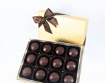 Double Dark Bonbons (with dairy), by Creek House Chocolates