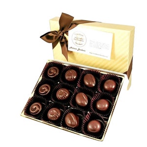 Organic Vegan Chocolate Bonbons, Debut Collection, by Creek House Chocolates 12 Piece Debut