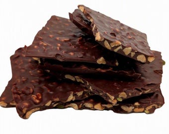Organic Vegan Dark Chocolate Bark with Nuts and Seeds, 1.5 lb Bulk Packed