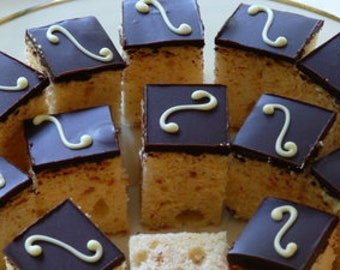 Recipe-8" Chocolate Almond Cake or Petit Fours-By Creek House Chocolates