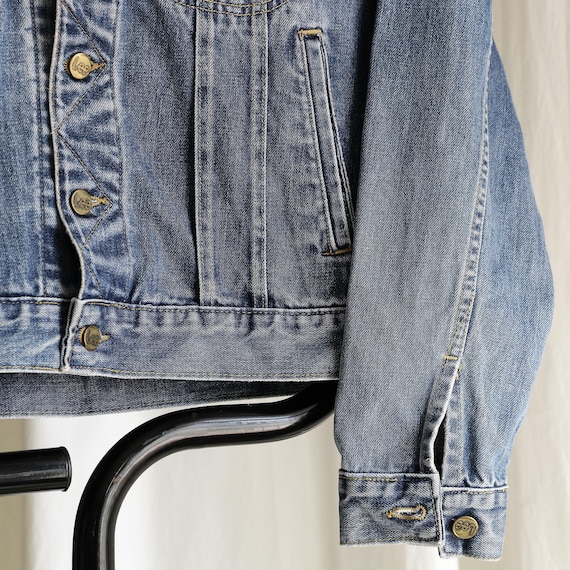 Vintage 80s Lee Sanforized Rider 101-J Union Made Denim Jacket