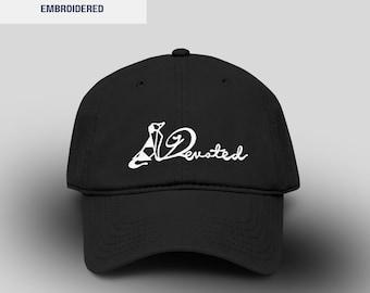 Origami Dog Hat | Devoted | Embroidered | Washed Baseball Cap | Vintage | Retro style | Unisex