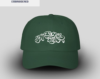 Los Angeles in Japanese lettering Graffiti Cap | Embroidered | Classic Dad Cap