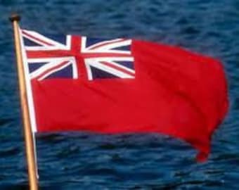 Fully stitched Red Ensign flag (all sizes incl coffin drape option available)