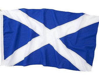 Fully stitched Scotland saltaire flag (coffin drape option available)