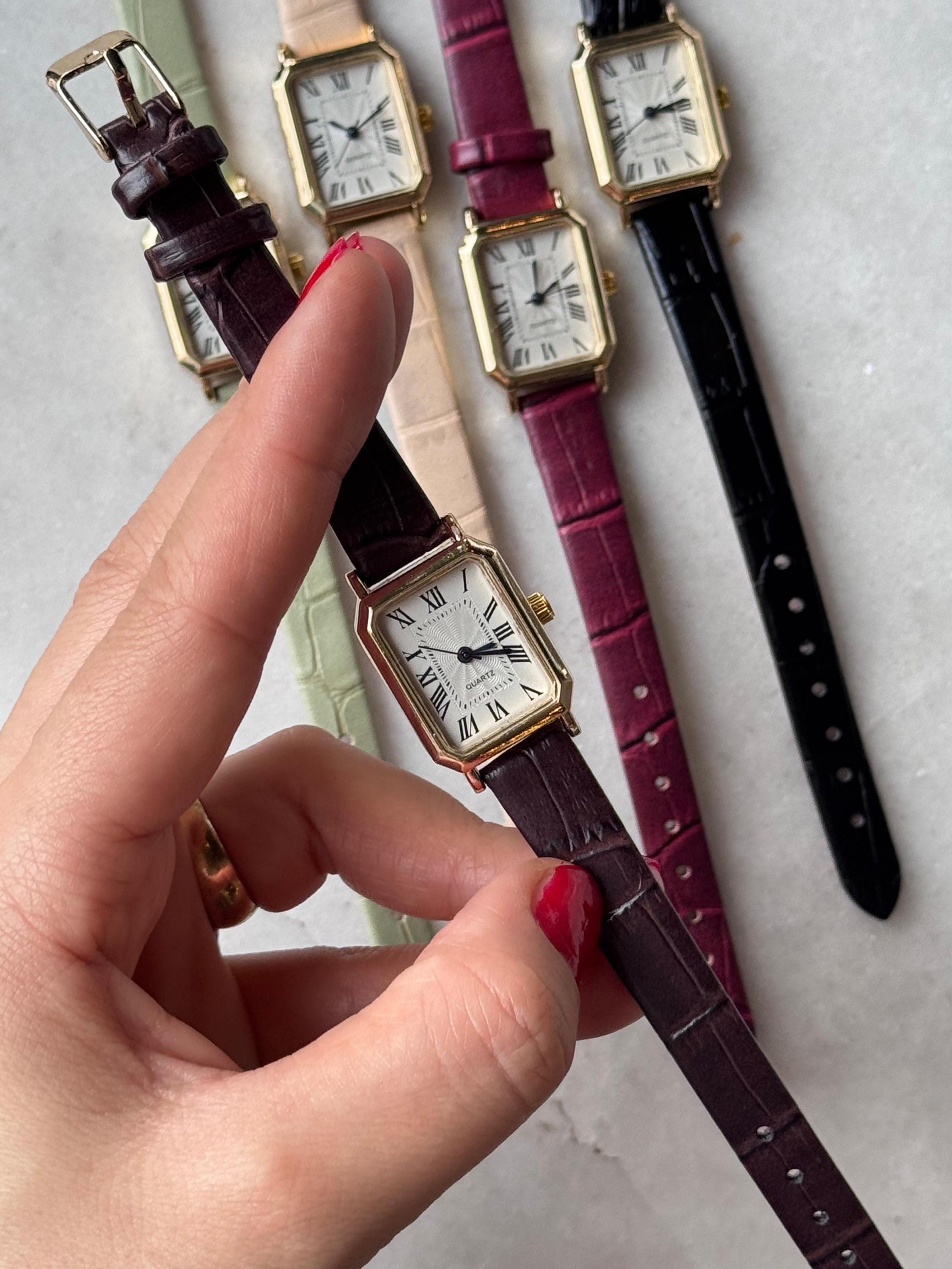 Square gold watch - Etsy 日本