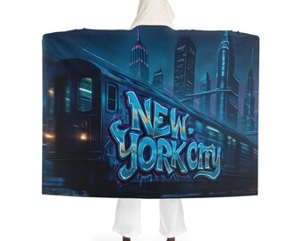 Cosy Hooded Sherpa Fleece Blanket for Ultimate Comfort, Oversized Stylish Throw, Great for Winter, Movie Nights, Snuggling, Gift for Her