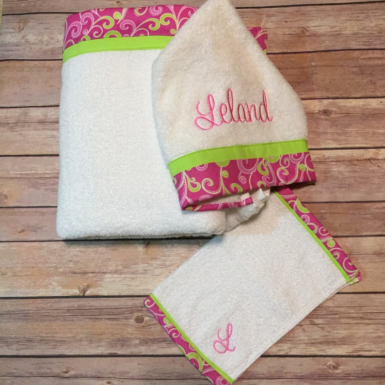 Baby/Toddler Hooded Towel Custom Order Embroidery Designs Etsy