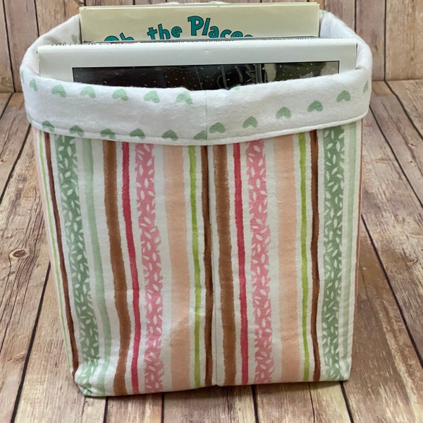 Chevron Storage Bin Etsy