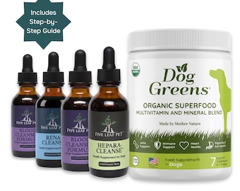 Programa de apoyo hepático para perros, Five Leaf Pet Botanicals