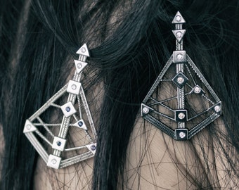 Human Design Personalized Silver Amulet, Individual Rave Chart Talisman by Cvetlani