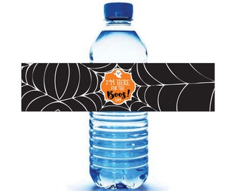 Etiquetas de agua de Halloween / Descarga digital / Agua espeluznante / Etiquetas de agua DIY