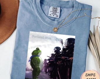 Resist Portland Frog I Stand With Frog T Shirt