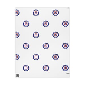 azul Soccer Team Wrapping Papers | Geschenkpapier/ maquina azul.