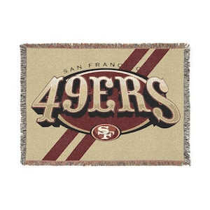 Football Woven Blanket | Team Logo Throw
