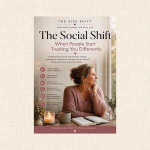 The Social Shift | Body Change Confidence Guide | GLP-1 Social Support Workbook | Printable PDF