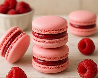 Gourmet French Macarons Gift Box - Handcrafted, Small Batch, 24 Piece