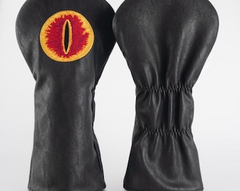 NEW Lord Of The Rings Eye of Sauron Stitched Eye Golf Driver Headcover Embroidered Luxury Designed Cover