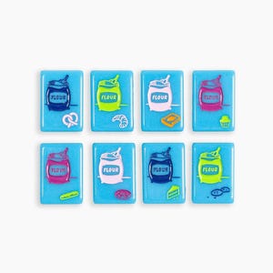 Mahjong American Set 160 Tiles Blue Doodle Design Mahjong Tiles Colour Luxury Colorful Luxury Acrylic For Game Lovers image 2