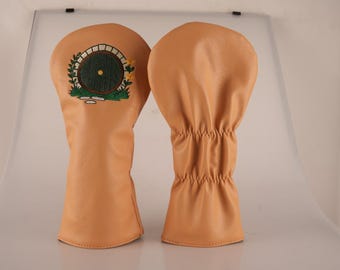 NEW Lord Of The Rings Hobbit Door Golf Driver Headcover Embroidered Cover