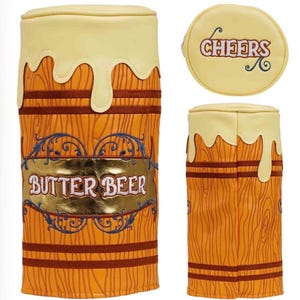 NEW Harry Potter Butterbeer Golf Driver Headcover Barrel Cover
