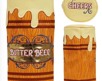 NEW Harry Potter Butterbeer Golf Driver Headcover Barrel Cover