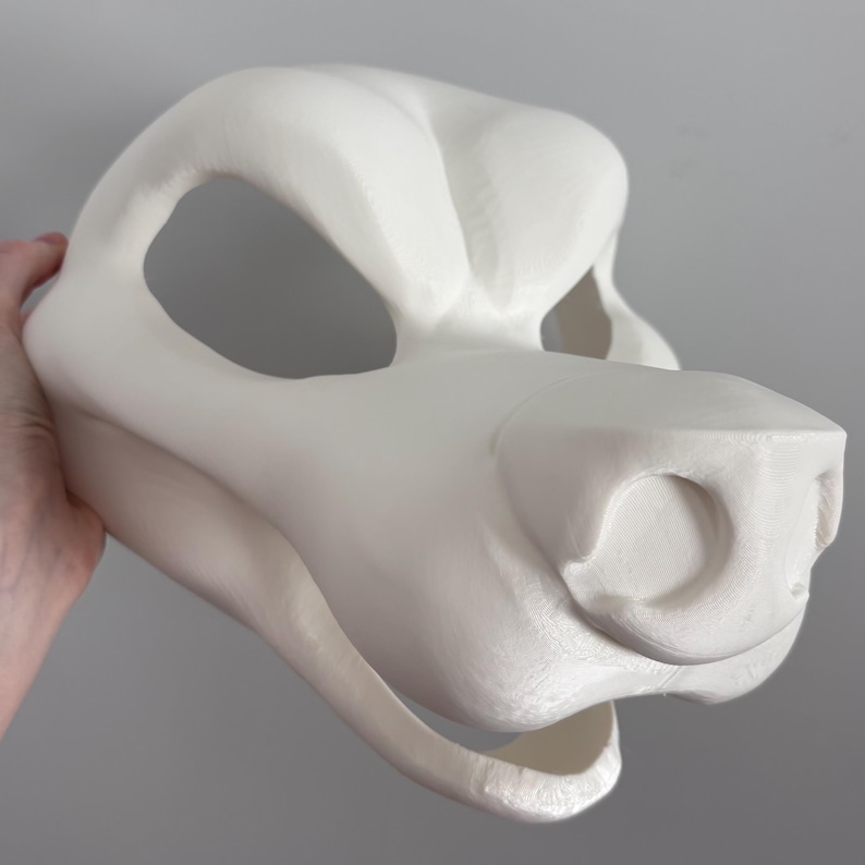 Extra Grumpy Canine Fursuit Head - 3D Printed - Etsy