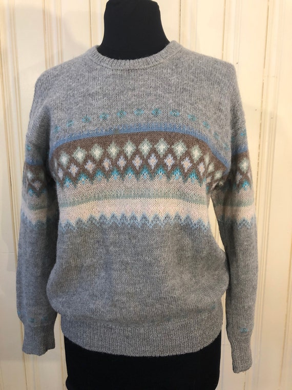 1970's Fair Isle Wool Sweater - Gem