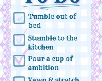 Dolly's To Do List sign