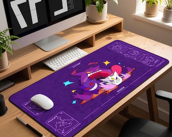 Pokémon Gengar Mouse Pad XXL TCG, Non-Slip Desk Mat, Keyboard & PC, Gaming, Manga, Amino, Japan, Art