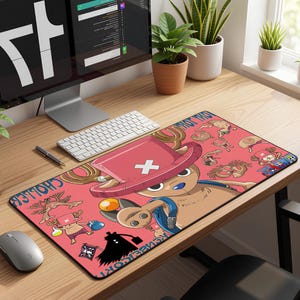 XXL Tony Chopper One Piece Mouse Pad | Anime Design, Gaming Performance, Precise Surface, Compatible with All Mice