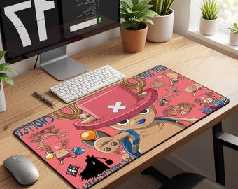 XXL Tony Chopper One Piece Mouse Pad | Anime Design, Gaming Performance, Precise Surface, Compatible with All Mice