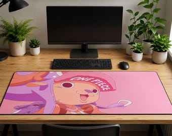Tony Chopper mouse pad for One Piece fans, anime and manga mouse pad, One Piece Tony Chopper desk setup