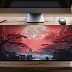 Mouse Pad XXL Gaming – Tapis de Souris pour Setup Gamer, Bureau Design, Clavier et Souris, Computer Science & Accessoires PC