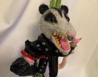 Dante the Trashy Punk Opossum