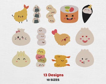 Sushi Stickdatei, Sushi Stickdatei, Sushi Stickdatei, Fisch Stickdatei