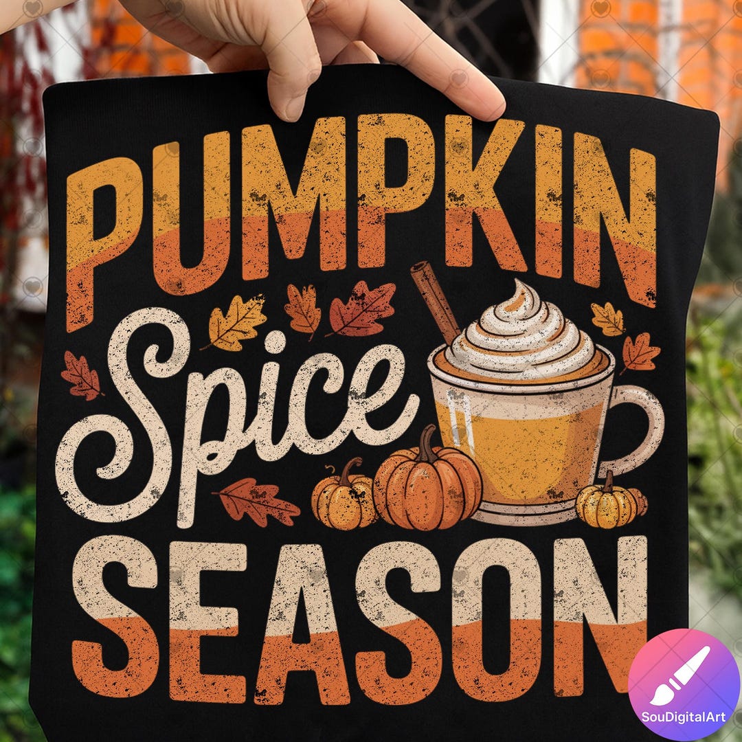 Pumpkin Spice Latte PNG, Fall Coffee Cup Clipart (digital Download) - Etsy