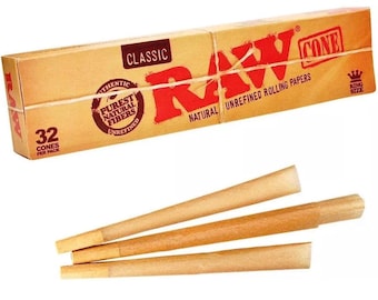 RAW Classic King Size Cones Mega Pack 32 Coni Cartine Prerollate