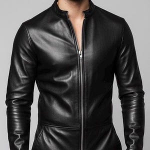 Leather jumpsuit men - Etsy 日本